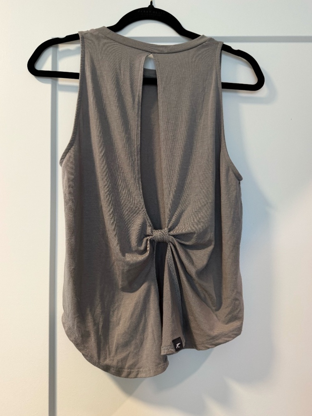 Grey Tank Open Back S